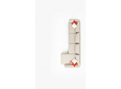 Hoekbank Woonkamer Bank Gestoffeerde Bank Modern Design L-Vorm 420x170cm