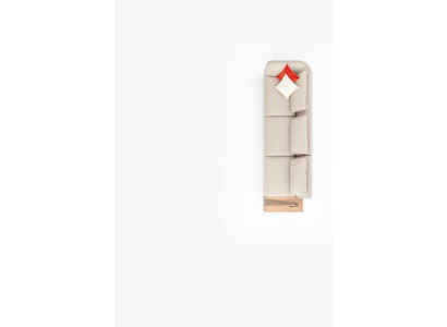 Bankstel 3-zitter Beige Modern Design Luxe Woonkamerbank Meubels