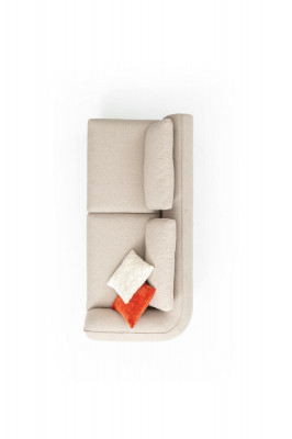 Hoekbank Beige Luxe Woonkamer Bank L-vorm Modern Design 420x170
