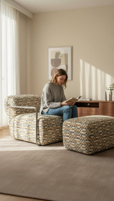 Zetel Ontwerp Modern Woonkamer 1-Zits Luxe Fauteuil Meubels Relax Club