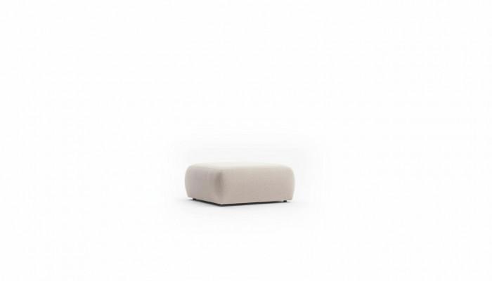 Poef Beige Woonkamer Bekleding Textiel Meubels Meubels Ottomaanse Bank