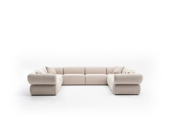 Hoekbank U-vorm Woonkamer Luxe Stijl Modern Design Bank Bankstel Woongebied
