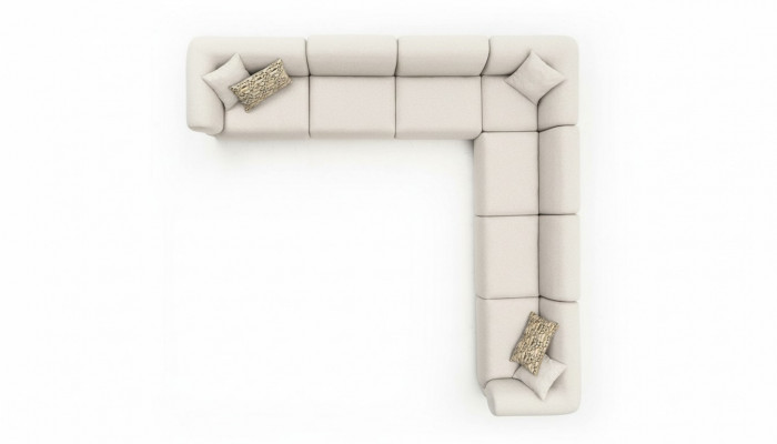 Sofa L-vormige gestoffeerde bank woonkamer moderne meubels 405x405cm bankstellen hoekbank