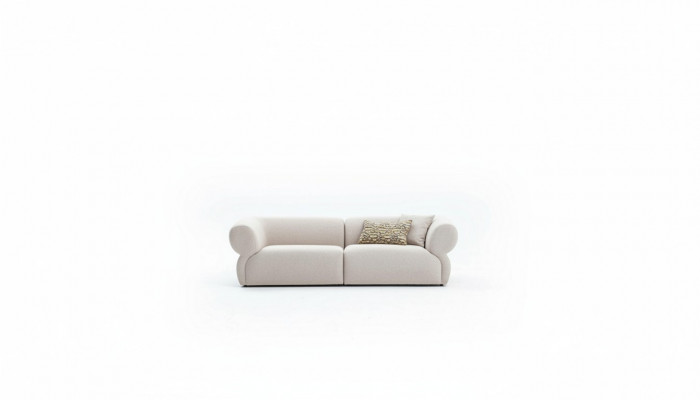 Sofa Bank Bekleding Meubel Driepersoonsbank 3-Zit Modern Design Bank Beige