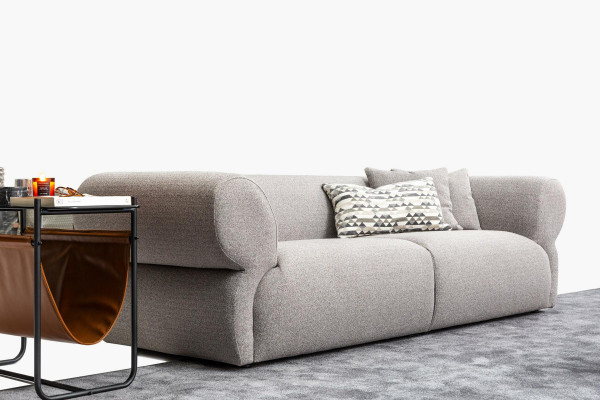 Bankstel 3-zits Beige Bankstel Luxe Woonkamer Modern Design Stoffering Nieuw