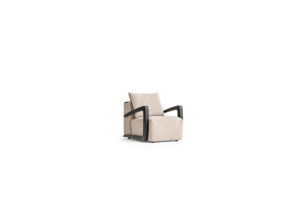 Fauteuil Bekleding 1-zits Designer Textiel Woonkamer Stijl Modern Nieuw