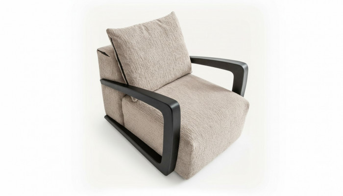 Fauteuil Bekleding 1-zits Designer Textiel Woonkamer Stijl Modern Nieuw