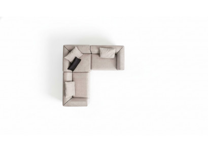 Hoekbank Beige L-vorm woonlandschap Hoekbank Bank Moderne Bank