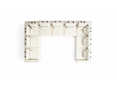 Ontwerp L-vormige hoekbank Modern Sofa gestoffeerde bank Woonkamer Moderne.