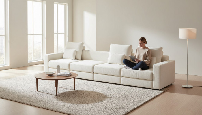 Eckbanksofa Luxe Zespersoons Moderne Bankhoek Woonkamerensemble