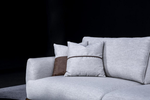 Luxe design driezitsbank textielmeubel woonkamer gestoffeerde bankstellen nieuw