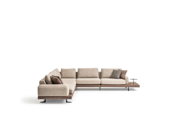 L-vormige bank met opbergplanken Woonkamermeubels Bank Sofa Zitmeubelen