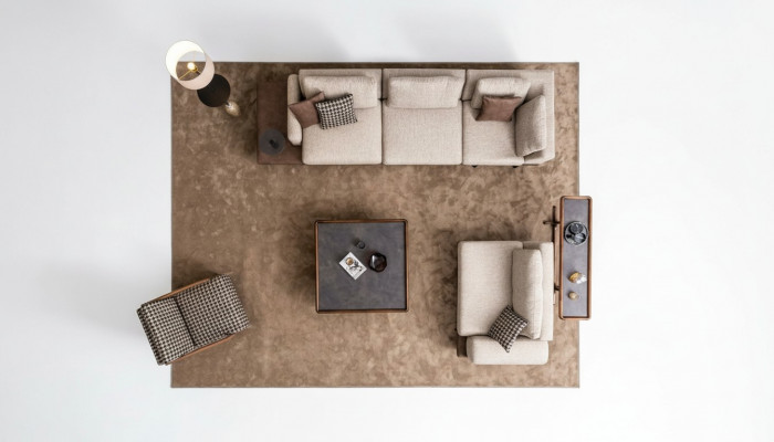 Sofaset Ontwerp Modern Luxury Woonkamer Stoffen Bankstel