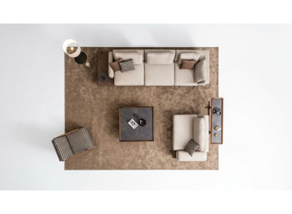 Sofaset Ontwerp Modern Luxury Woonkamer Stoffen Bankstel