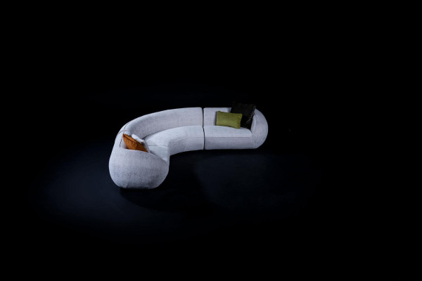 Textielbank Moderne L-vormige Bank Woonkamer Designer Bankstellen