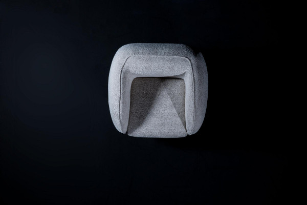 Textiel fauteuil 1-zits gestoffeerde fauteuil Modern Design Luxe woonkamer