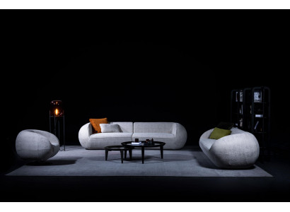 Sofaset Driepersoons fauteuil Moderne woonkamermeubels Gestoffeerde bankstel