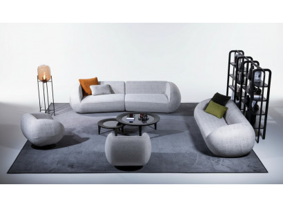 Sofaset Lounge Zitgroep Driepersoons Bank Fauteuil Moderne