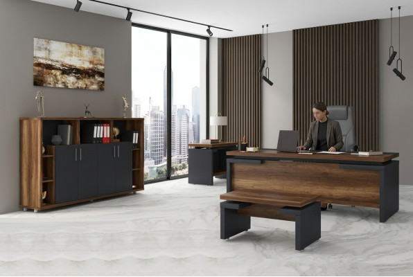 Kantoor set Kantoormeubelen Compleet set bureau dossierkast