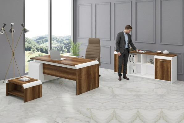 Kantoor meubel set kantoorinrichting bureau archiefkast kast luxe