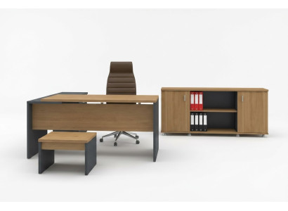Hoekbureau Archiefkast Salontafel Kantoorinrichting Modern Stijl