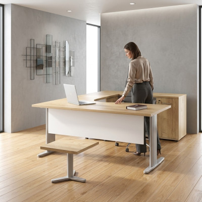 Hoekbureau Tafel Kantoorinrichting Meubels Bureaus 180x160
