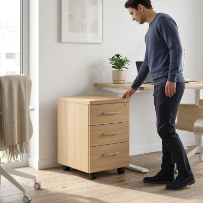 Kantoor dressoir thuiskantoor hout kantoormeubilair archiefkast boeken