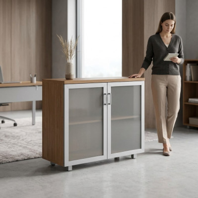 Glas archiefkast meubel rek kantoor studeerkamer nieuw kantoormeubelen