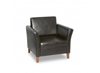 Fauteuil zwart kantoor kantoor werkkamer kantoormeubilair textiel nieuw