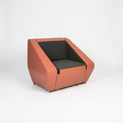Oranje luxe fauteuil kantoor meubels ontwerper bureaustoel