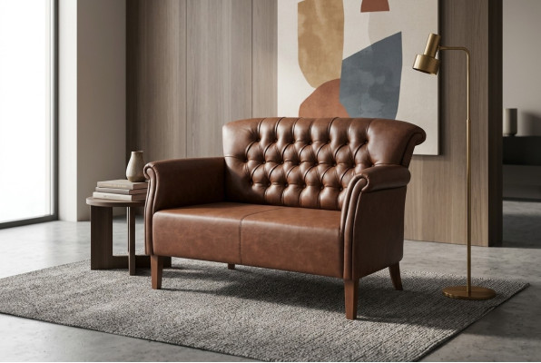 Chesterfield tweezits thuis kantoor stoel gestoffeerde meubels luxe ontwerp  Chesterfield tweezits thuis kantoorstoel gestoffeerde meubels luxe ontwerp