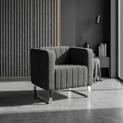 Grijze Fauteuil Modern Design Meubelen Kantoor Nieuw Kantoor Textiel