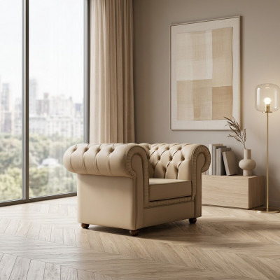 Chesterfield fauteuil Luxe kantoormeubilair Eenpersoons fauteuil Modern