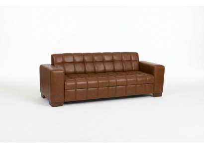 Bruine driezits luxe bank Kantoor meubilair Kantoorinrichting Kantoor design