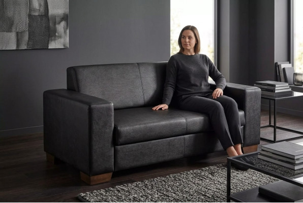 Tweepersoons kantoormeubilair Zwart Luxe Bankstel