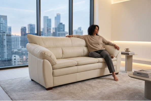 Witte luxe driezits kantoormeubelen Moderne driezits bank
