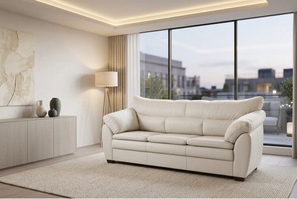 Witte luxe driezits kantoormeubelen Moderne driezits bank