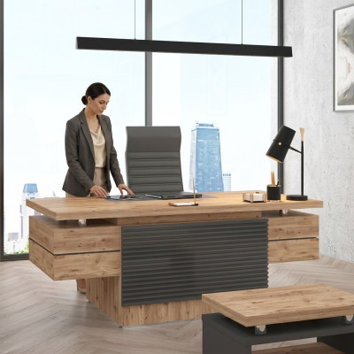 Houten bureau Ontwerper Kantoormeubelen Modern design Houten meubels Tafels