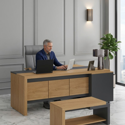 Eckschrijftafel kantoorinrichting meubels Werktafel Chef Meubels Kantoor Nieuw Tafel