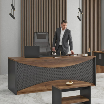 Bruin bureau tafels Kantoor tafel Directiebureau 200x90