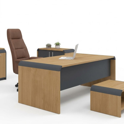 Tafel kantoor meubels studeerkamer bureau ontwerp directeursbureau
