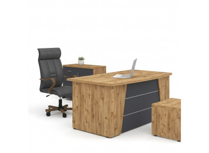 Bureau kantoor meubels werkkamer hout computertafel kantoor tafel