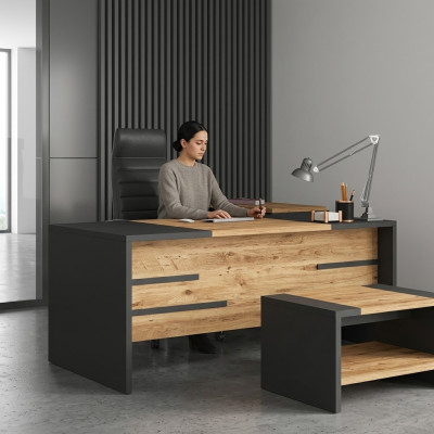 Modern design bureau meubelen houten tafel nieuw kantoorchefstafels