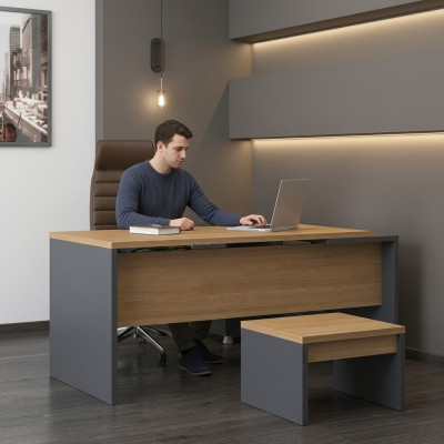 Hoekbureau Kantoor Meubels Houten Tafel Werktafel Bureautafel Kantoor