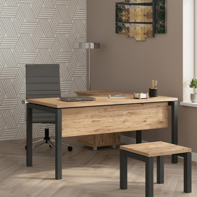 Werkkamer_houten_bureaus_Kantoormeubilair_Bureau_Computertafel