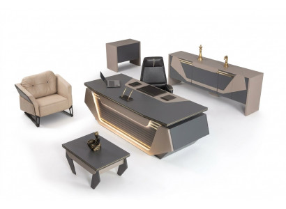 Ontwerper houten salontafel thuiskantoor Nieuw kantoorinrichting tafel