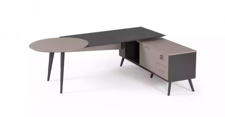 Modern kantoorset voor werkkamer Compleet design bureau meubels