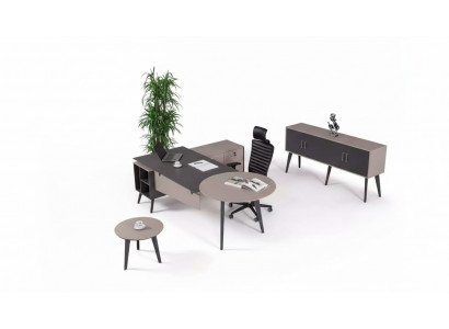 Modern kantoorset voor werkkamer Compleet design bureau meubels