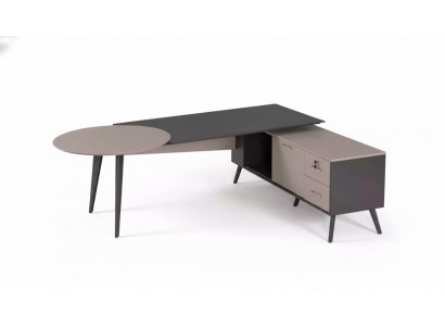 Kantoormeubilair Hoekbureau Modern Luxe Tafel Ontwerper Kantoorwerktafels
