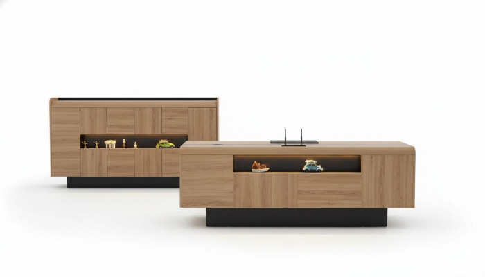 Ontwerper houten bureau kantoorinrichting luxe tafels kantoor nieuw
